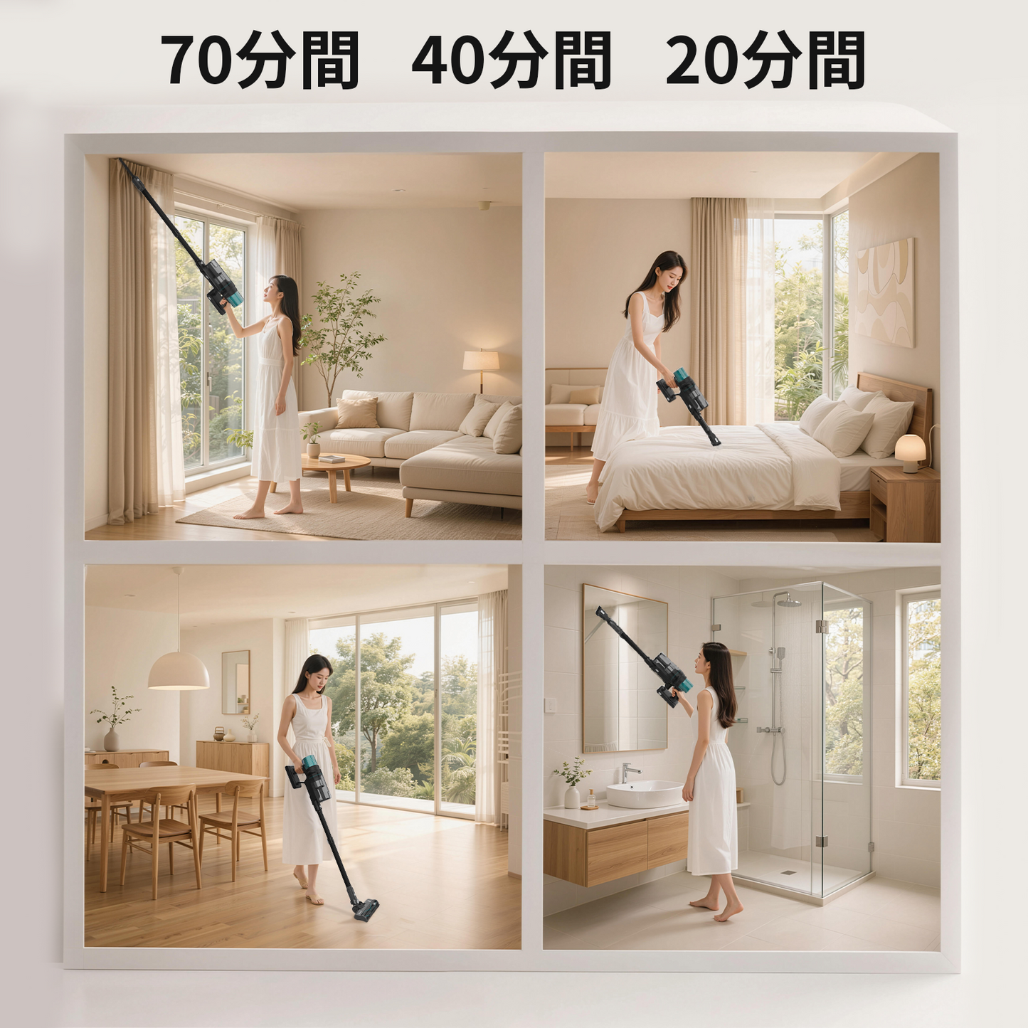 Hearten V16 コードレススマート掃除機|2026年最新改良モデル|自走式・超軽量・強吸引力・毛絡み防止・静音設計