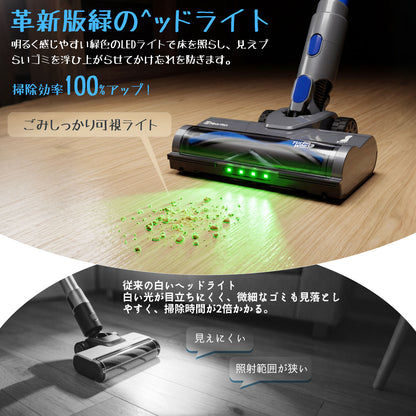 Hearten P12 コードレススマート掃除機｜2026年最新進級版｜自走式・超軽量・強吸引力・毛絡み防止